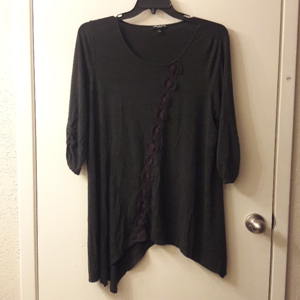 Sharkbite Hem Blouse